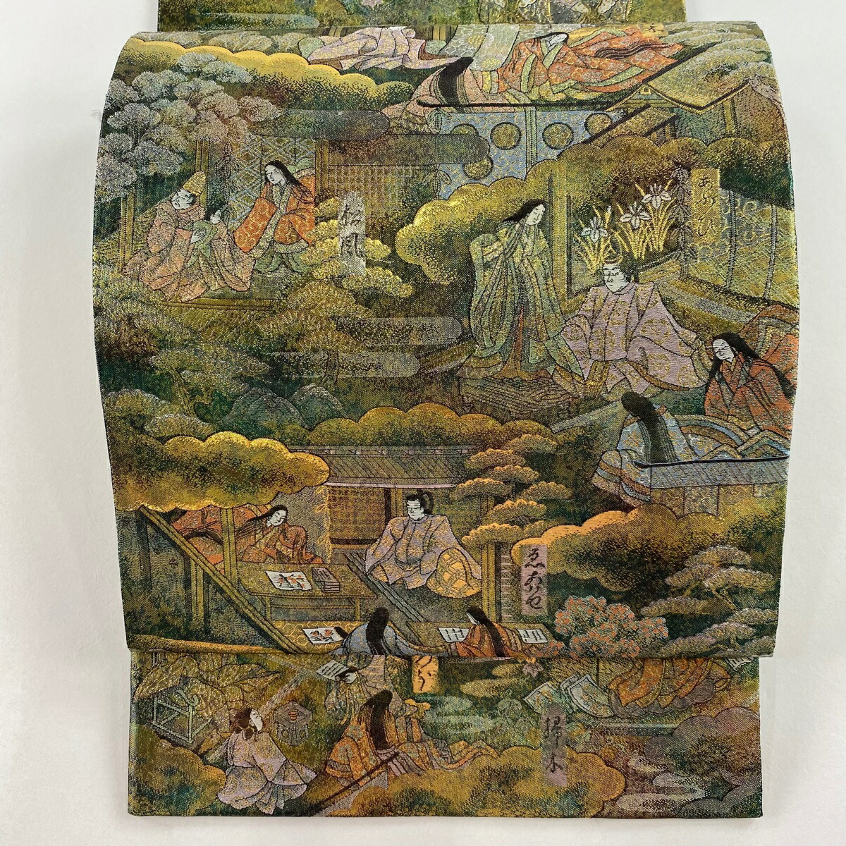 楽天市場】袋帯 美品 名品 落款あり 徳川美術館秘蔵 紫式部源氏