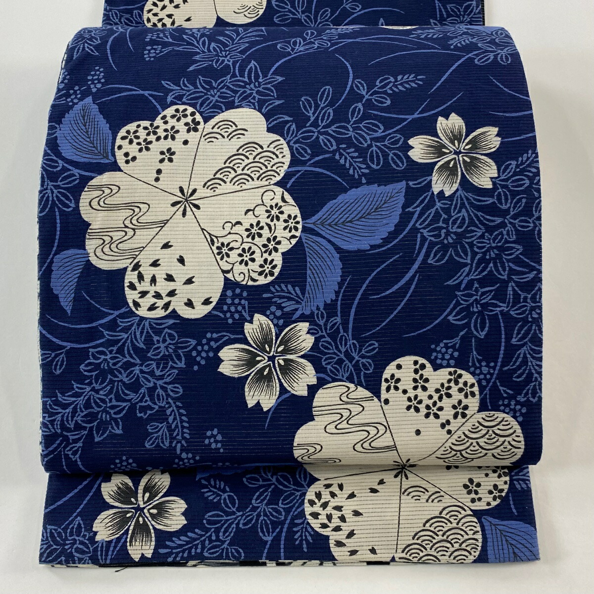 夏帯　絽　名古屋帯　花　正絹 m90952460154_1.jpg?1686298331