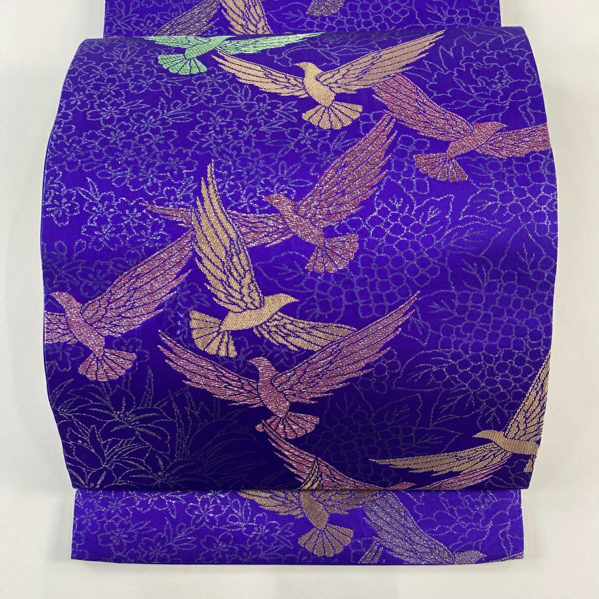 楽天市場】袋帯 美品 名品 斉藤三才 落款あり 羅天金糸帯 花鳥