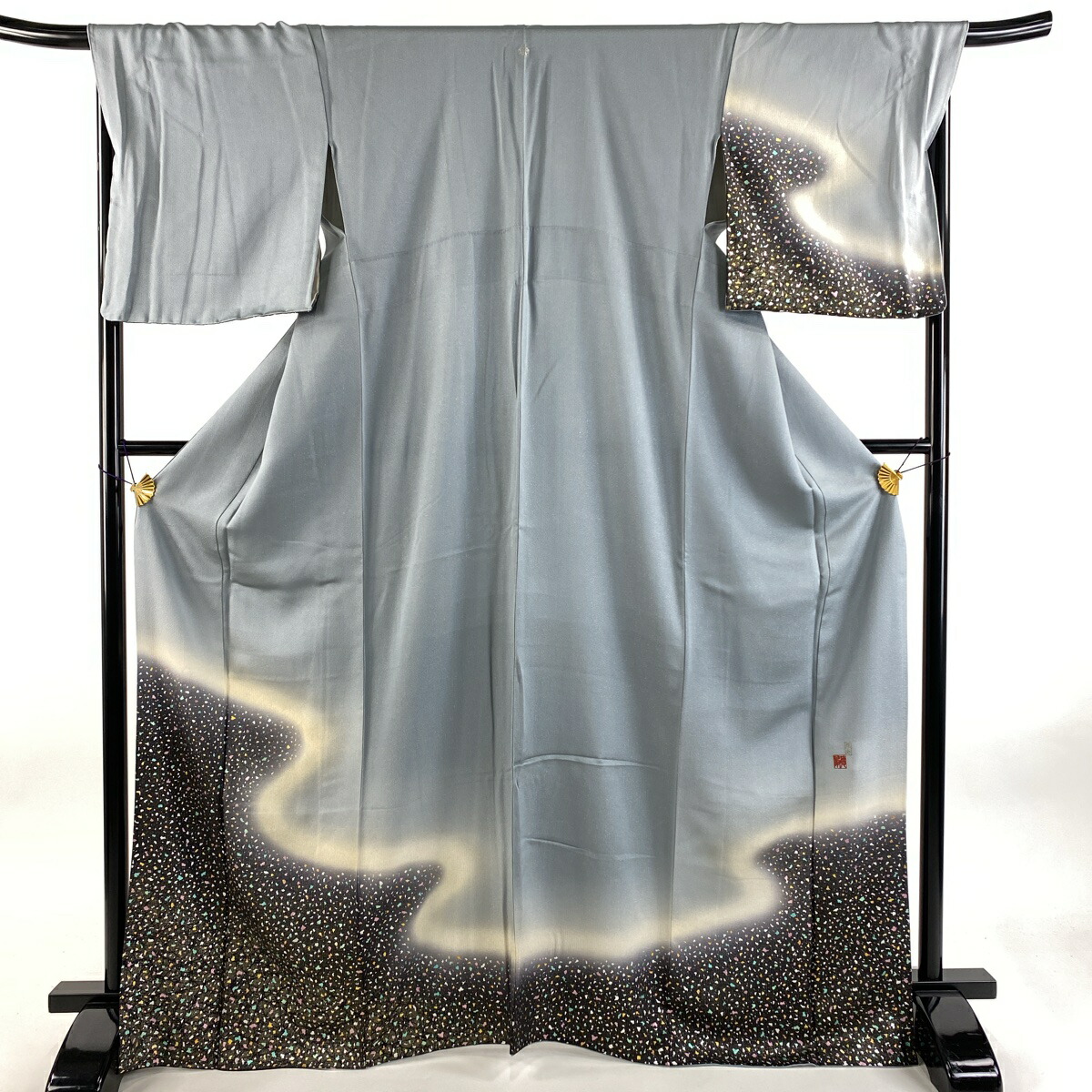 楽天市場】◇藤林徳扇◇美品 着物染色家 12代目藤林徳扇 新世紀双鶴