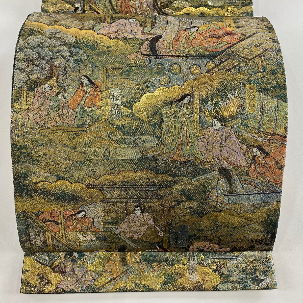 楽天市場】袋帯 美品 名品 落款あり 徳川美術館秘蔵 紫式部源氏物語