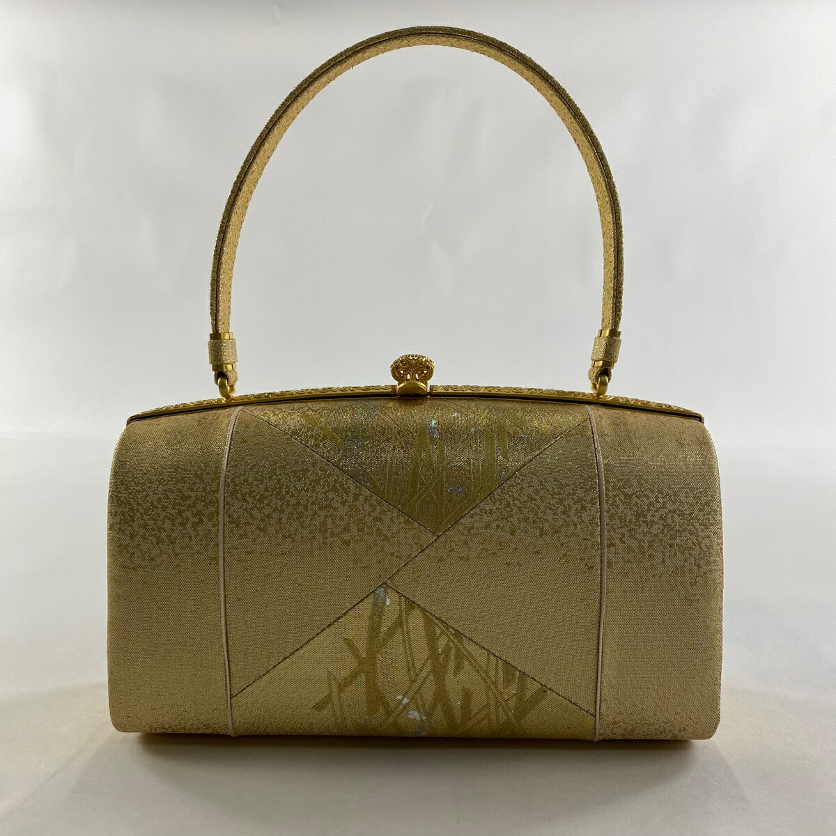 楽天市場】和装バッグ 逸品 OKAJIMA セミフォーマル 孔雀 草花 金彩