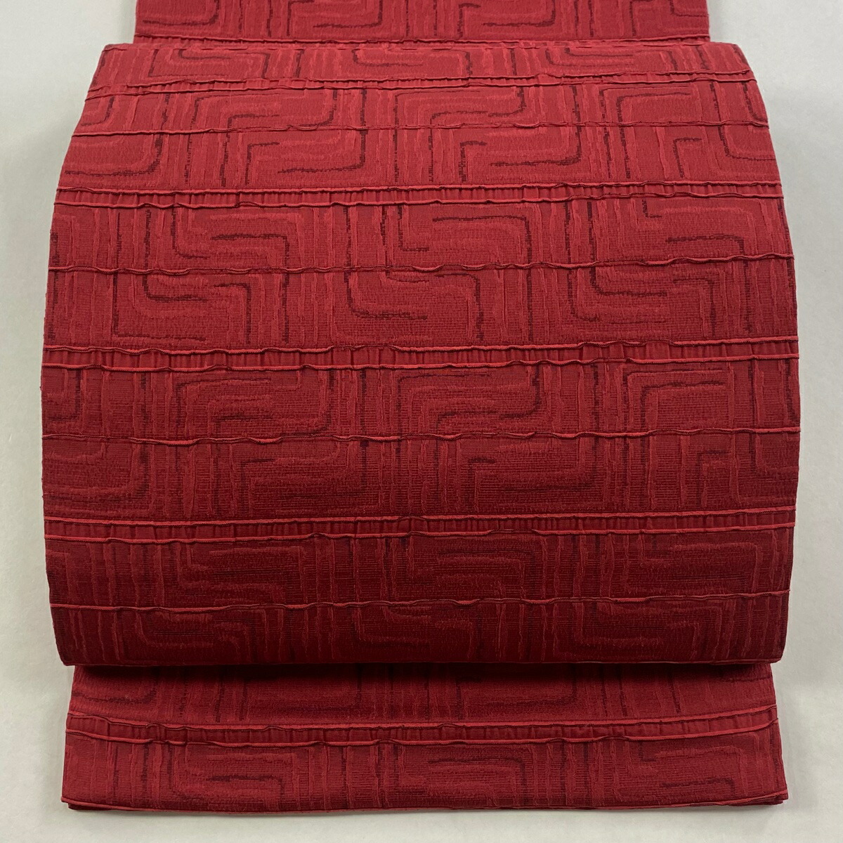 楽天市場】開き名古屋帯 逸品 人間国宝 森口華弘 落款あり 斜縞 幾何学