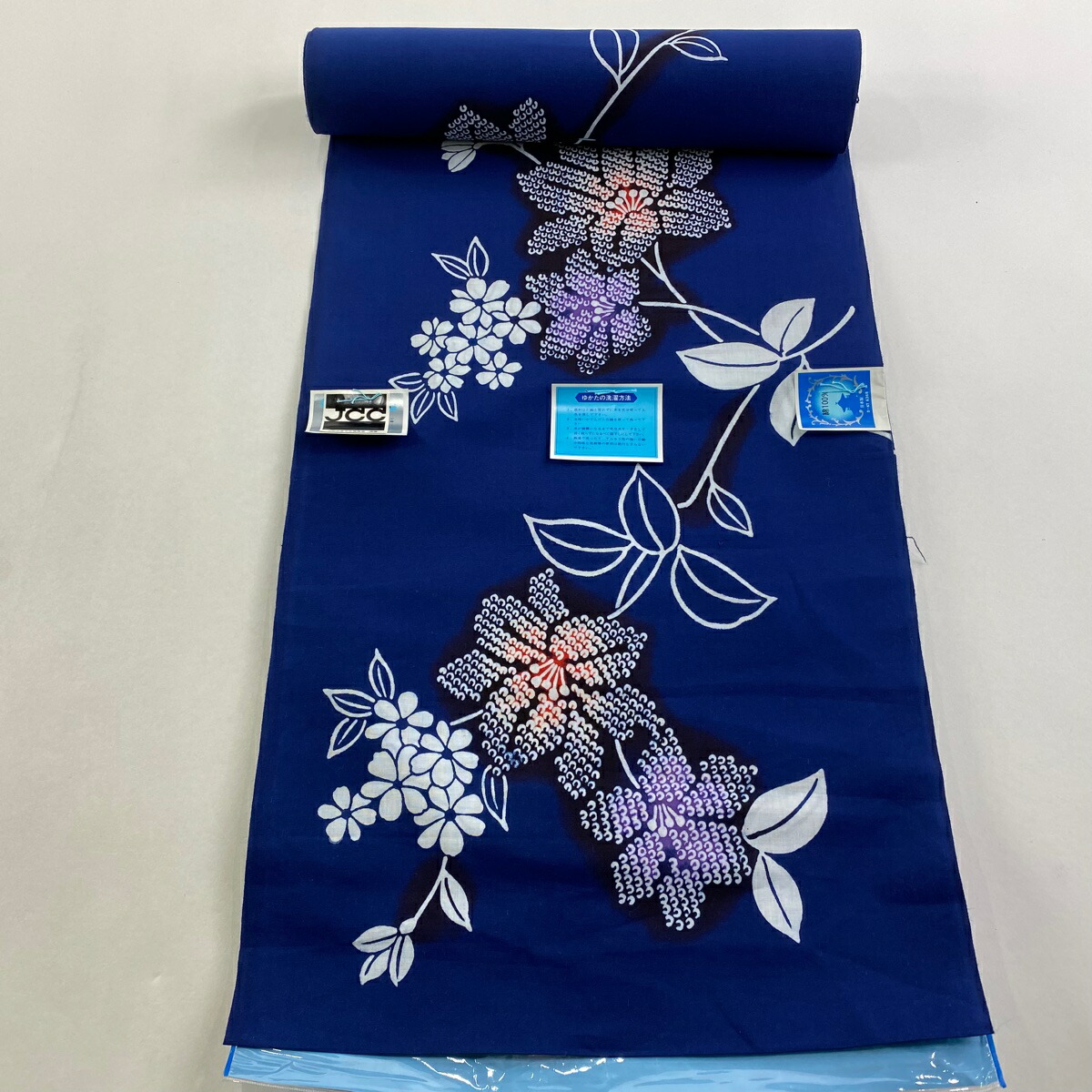 楽天市場】反物 優品 浴衣 薩摩浴衣 裏柄変り 縞 格子 がくや好み染 青