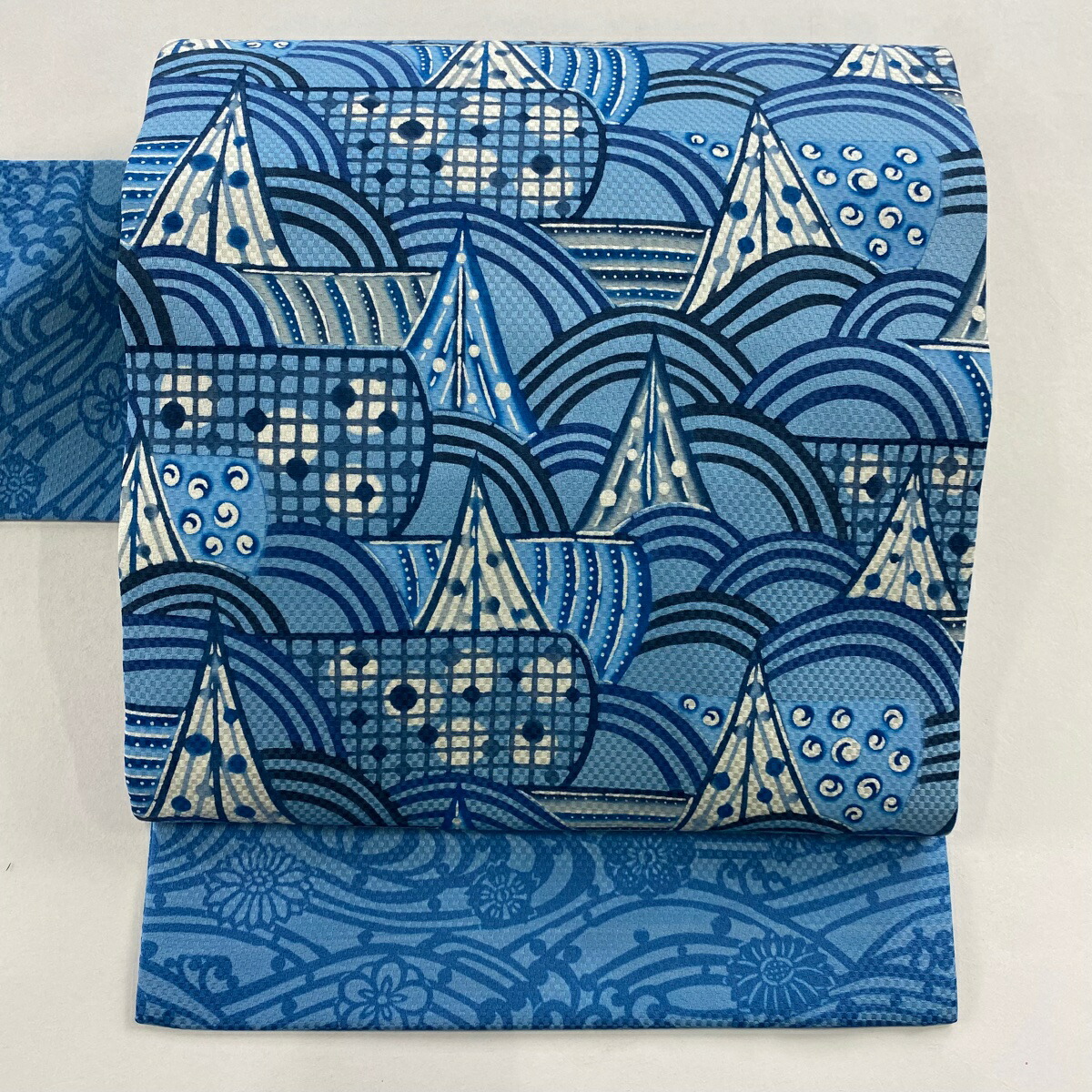 中古　紅型　名古屋帯 楽天市場】本場琉球紅型鶴亀模様 名古屋帯【中古】 : 銀座かわの屋