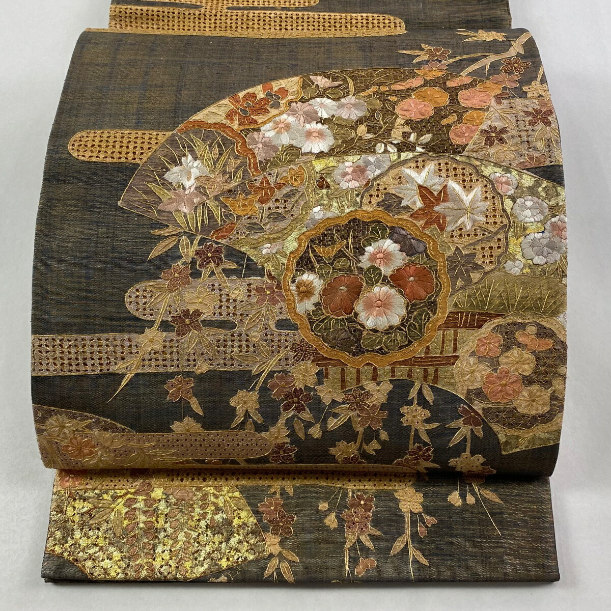 楽天市場】【在庫一掃】 袋帯 秀品 落款あり 草苑白水 蓑虫工芸 人物