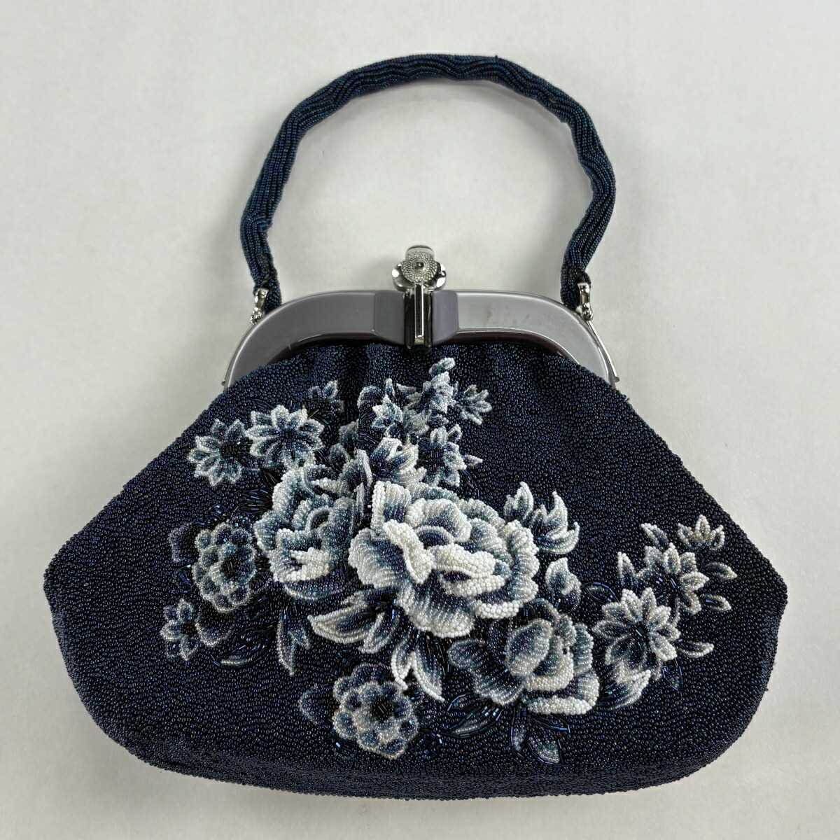 楽天市場】手刺繍ビーズバッグ 国産グラスビーズ レッド 七宝に華 袴用