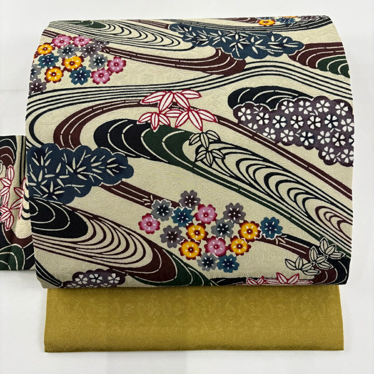 楽天市場】宮城里子「月桃模様」本場琉球紅型 名古屋帯【中古】 : 銀座