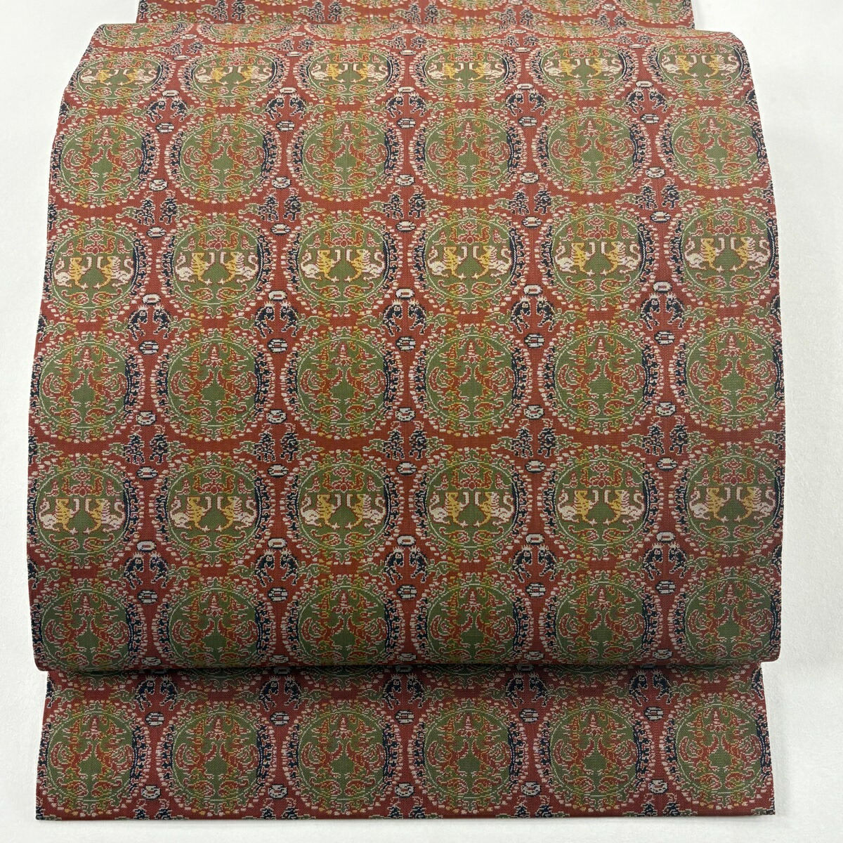 楽天市場】龍村美術織物「糸屋輪宝手」光波仕立 開名古屋帯【中古