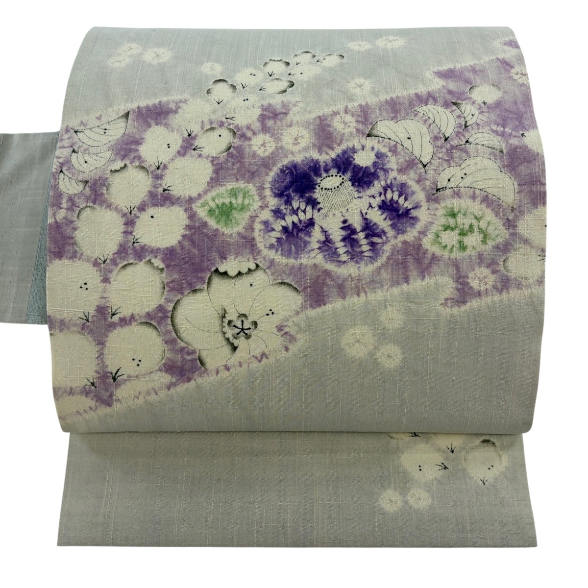 楽天市場】名古屋帯 美品 名品 落款あり 小倉建亮 辻が花 水色 正絹