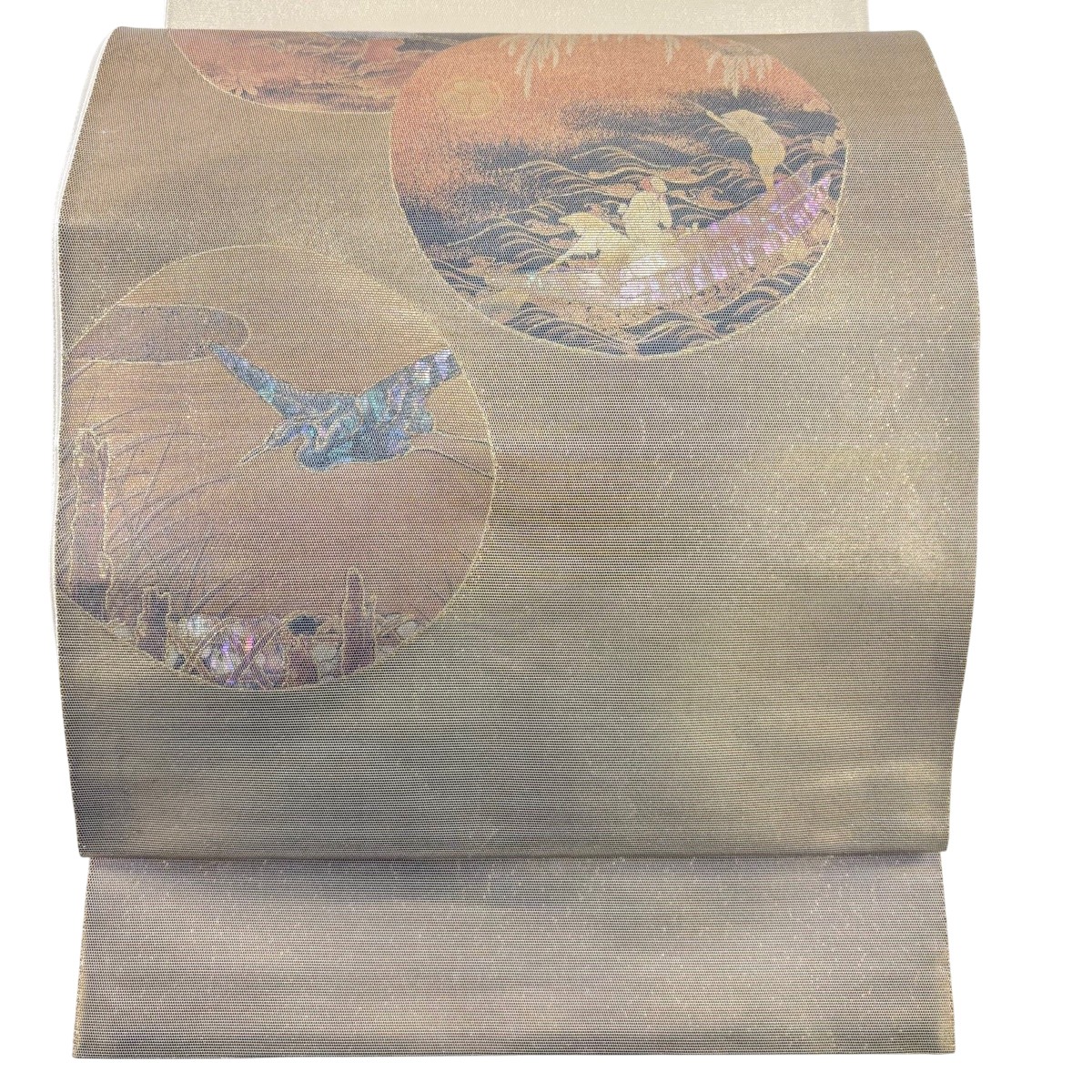 楽天市場】【在庫一掃】 袋帯 秀品 落款あり 草苑白水 蓑虫工芸 人物