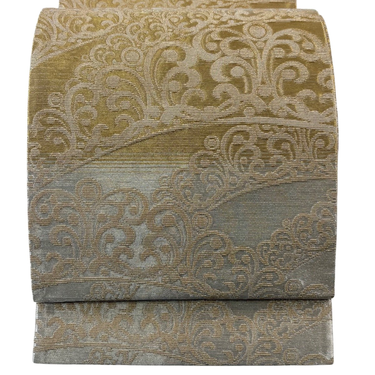 袋帯 名品 王冠 金銀糸 金色 全通 正絹 【中古】 10,626円