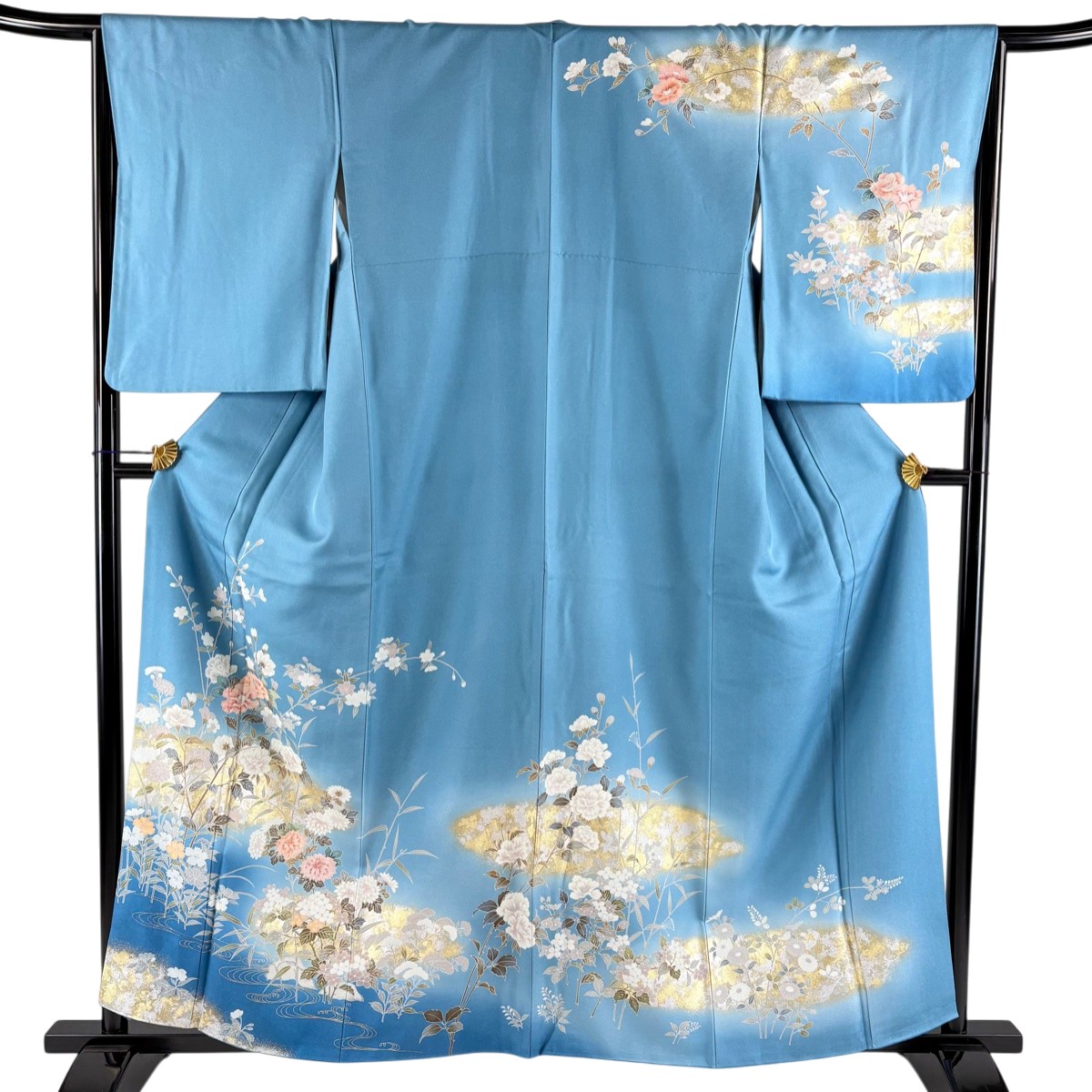 楽天市場】訪問着 身丈167cm 裄丈68.5cm L 袷 花丸文 若松 金彩 ぼかし 