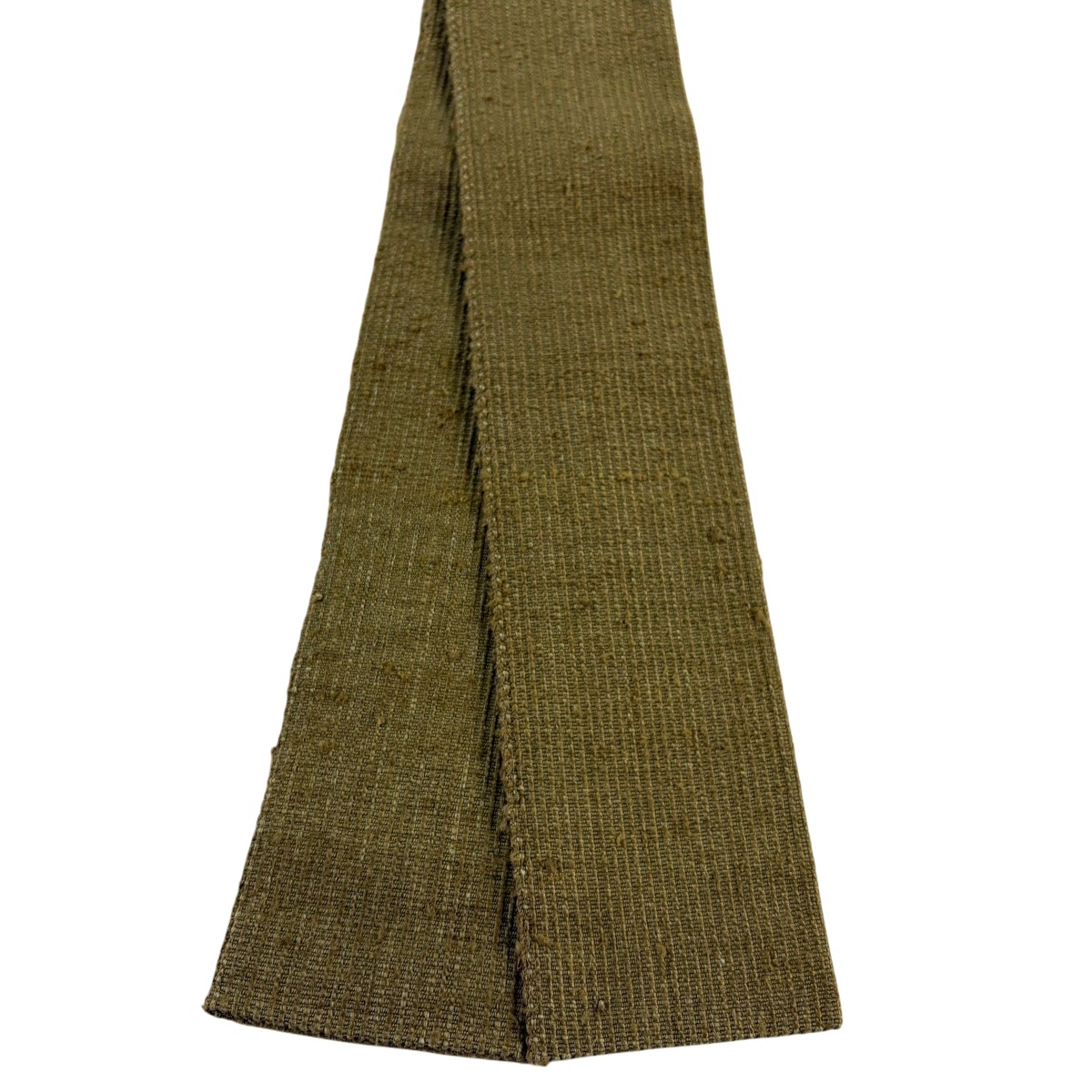 【美品】角帯 優品 茶緑であること 正絹 【中古】