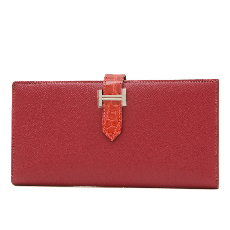 楽天市場】【未使用品】【財布】HERMES エルメス ベアン スフレ 2つ折