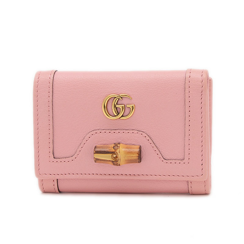 GUCCI ミニ財布　二つ折り グッチ GUCCI 二つ折り財布 ミニ財布 レディース プチ