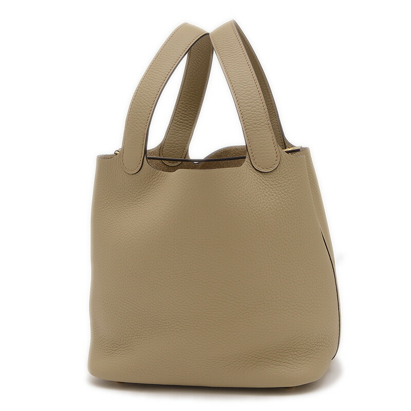 楽天市場】【美品】エルメス HERMES ピコタンロック MM グリ