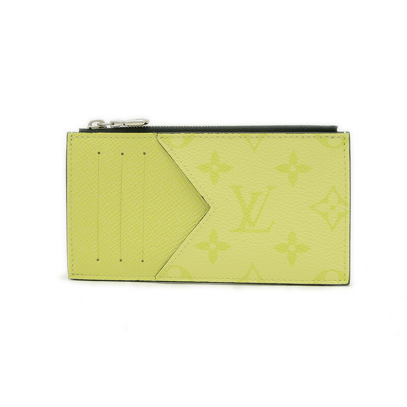 美品　希少　ネオンイエロー  タイガラマ モノグラム ジョーヌ カードケース LOUIS VUITTON レア未使用 ルイヴィトン タイガラマ モノグラム