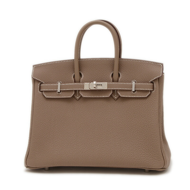 【極美品】【一箇所破れ】HERMES エルメス　バーキン25空箱 正方形 HERMES エルメス バーキン25 トゴ チャイ シルバー金具 U刻印 未