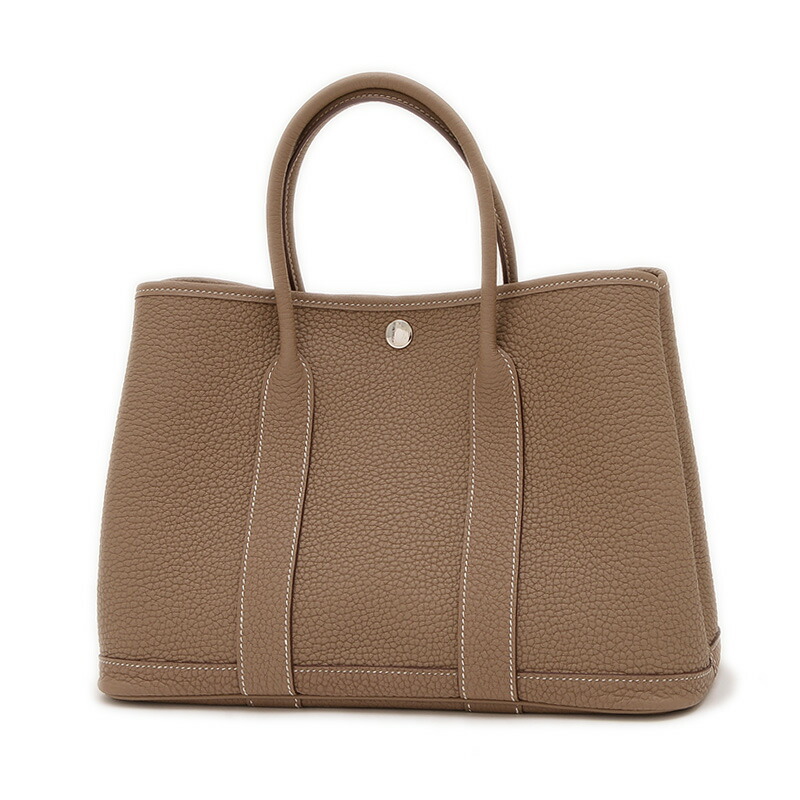 人気 HERMES ガーデンパーティー PM ヴェールシプレ 2wayバッグ HERMES エルメス ガーデンパーティPM ヴェールシプレス/SV