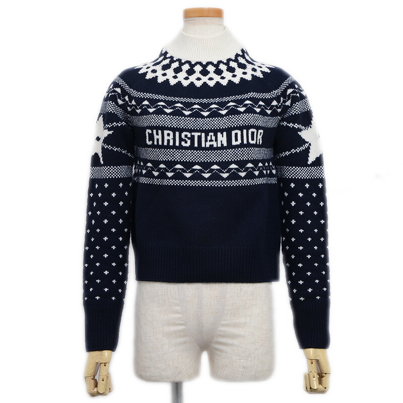 DIOR ディオール　ノルディック　セーター34サイズ美品 極美品 Christian Dior クリスチャンディオール ニット セーター