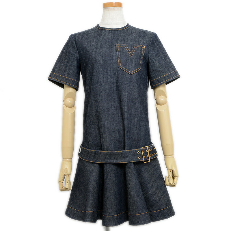 楽天市場】LOUIS VUITTON ルイヴィトン ジップアップ ワンピース