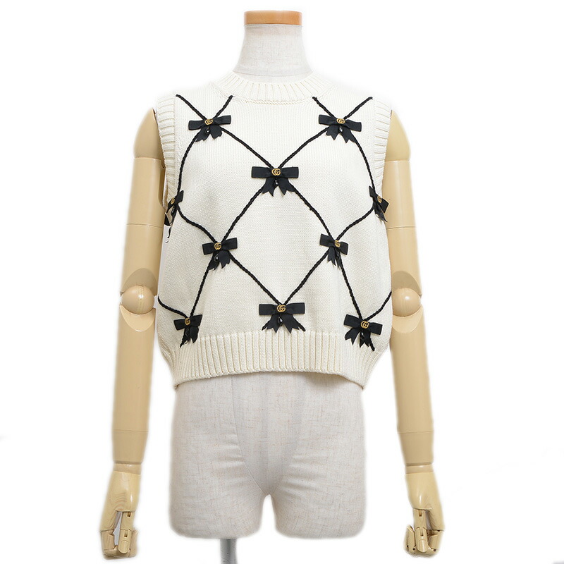 GUCCI グッチ リボンコットンドレス GUCCI グッチ リボンコットンドレス ベビー〕GGコットン ドレス