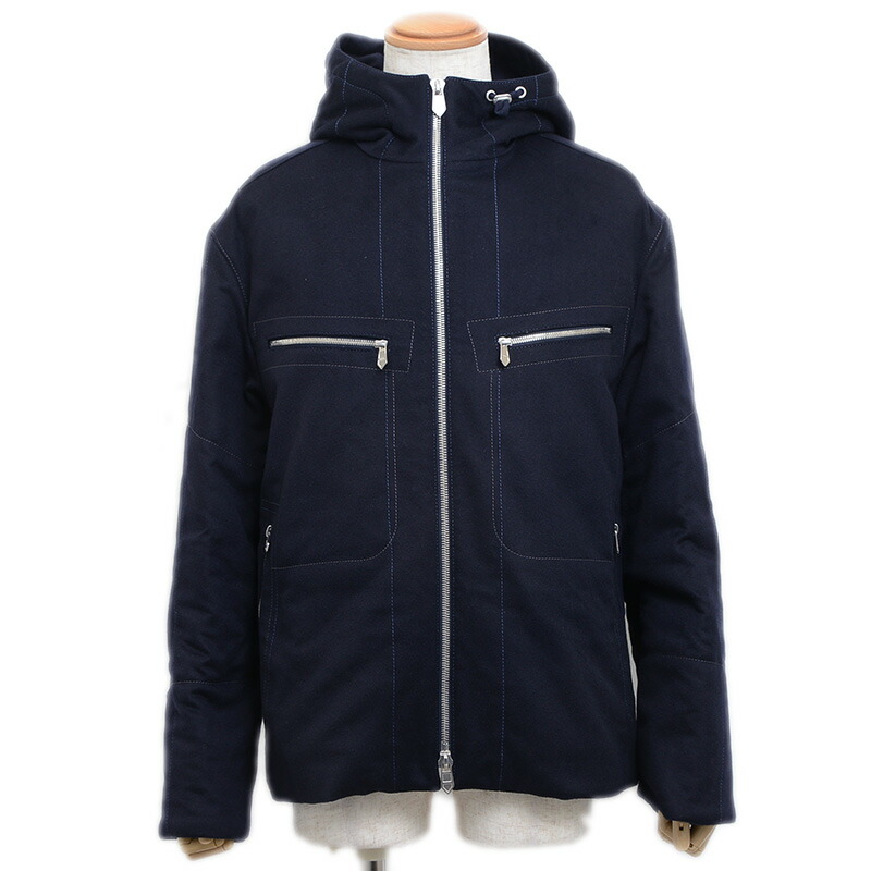 楽天市場】【エルメス】Hermes メンズ カシミヤ混 中綿 ボンバー