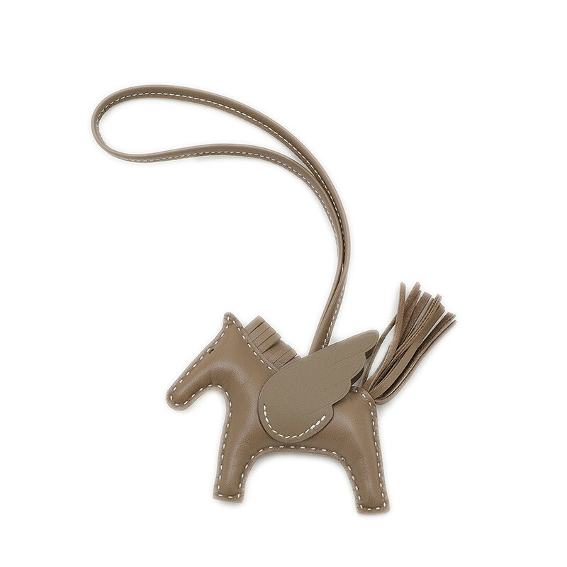 楽天市場】エルメス バッグチャーム ロデオPM ペガサス ジョーヌ