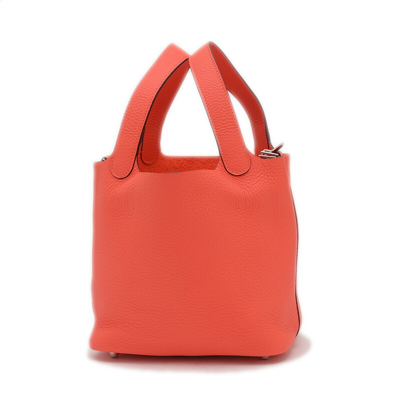 【鮮やかなオレンジカラー♪】エルメス★ピコタンロック18 オレンジ系 HERMES Picotin Lock(エルメス ピコタンロック