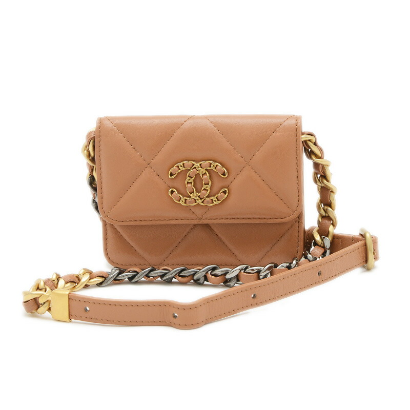 美品☆　シャネル　ラムスキン　ショルダーバッグ　トリコロール　24番台 CHANEL - 美品☆ シャネル ラムスキン ショルダーバッグ トリコロール