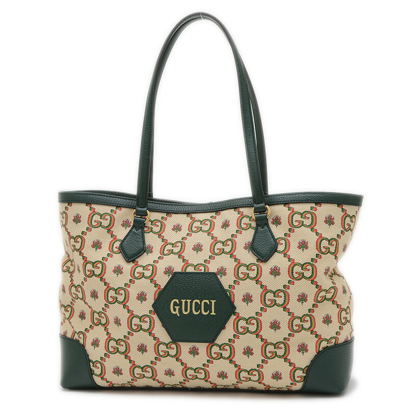 関税送料込 GUCCI GGキャンバス ミディアム トート グリーン GG canvas medium tote bag in forest green GG canvas | GUCCI® US