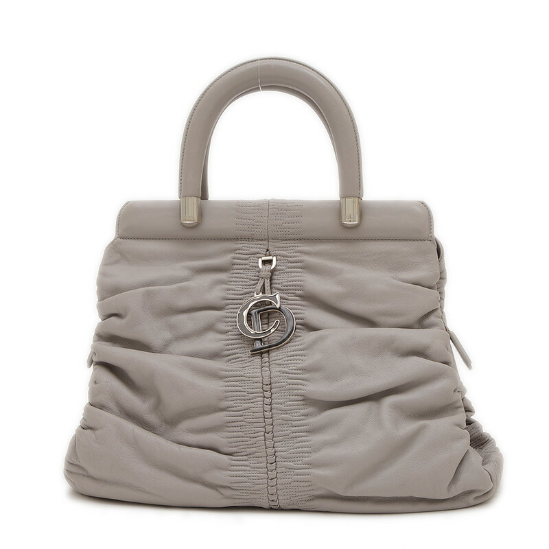 楽天市場】ディオール カレーニナ ハンドバッグ レザー グレー【中古  