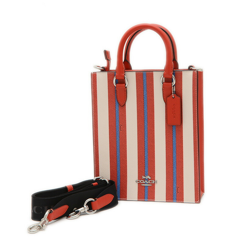【COACH】ストラップ付 かっちり２WAY＊ディラン トートバッグ 楽天市場】コーチ ディラン トートバッグ 2WAYバッグ ストライプ