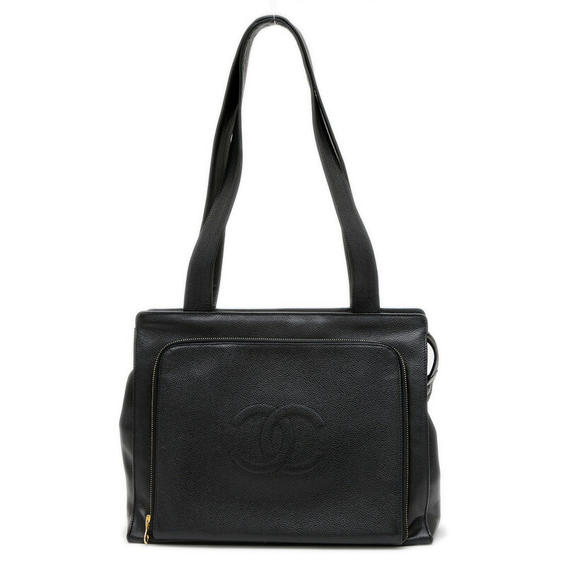楽天市場】CHANEL(シャネル) ココマーク トートバッグ 黒 ブラック