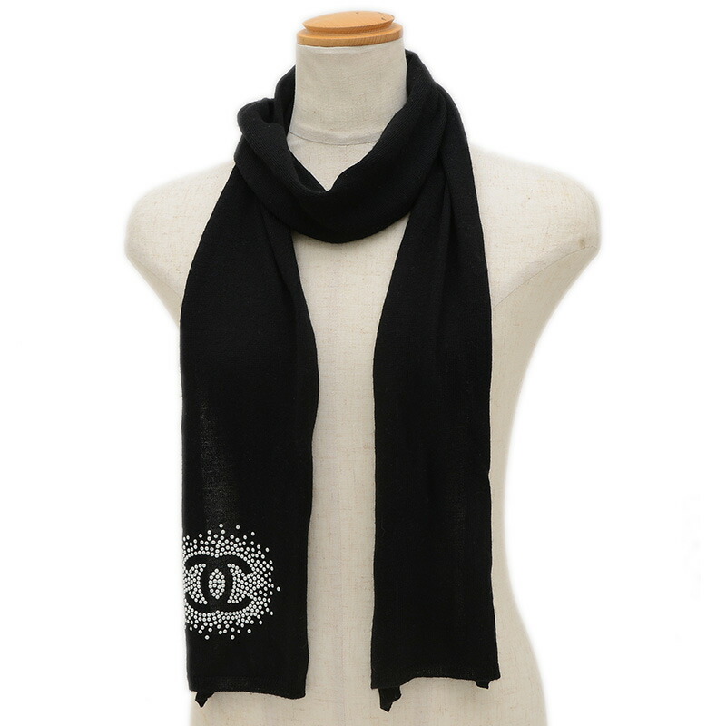 楽天市場】シャネル CHANEL マフラー スカーフ ココマーク ブラウンx