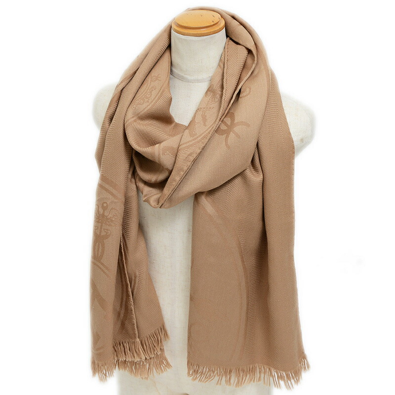 楽天市場】【エルメス】Hermes ニューリブリス Hロゴ 馬車 カシミヤ混