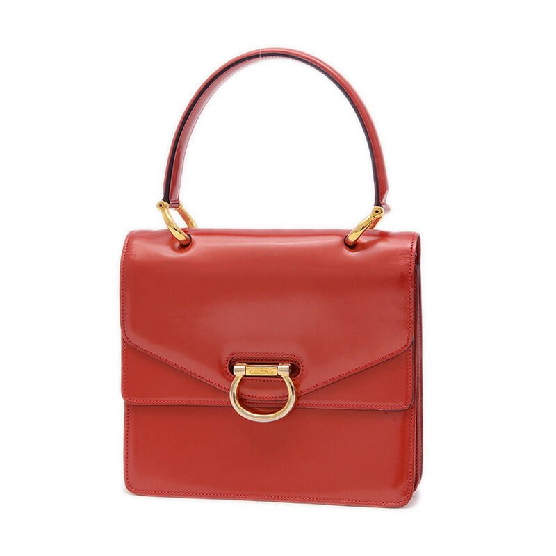 楽天市場】【バッグ】CELINE セリーヌ ガンチーニ Wフラップ