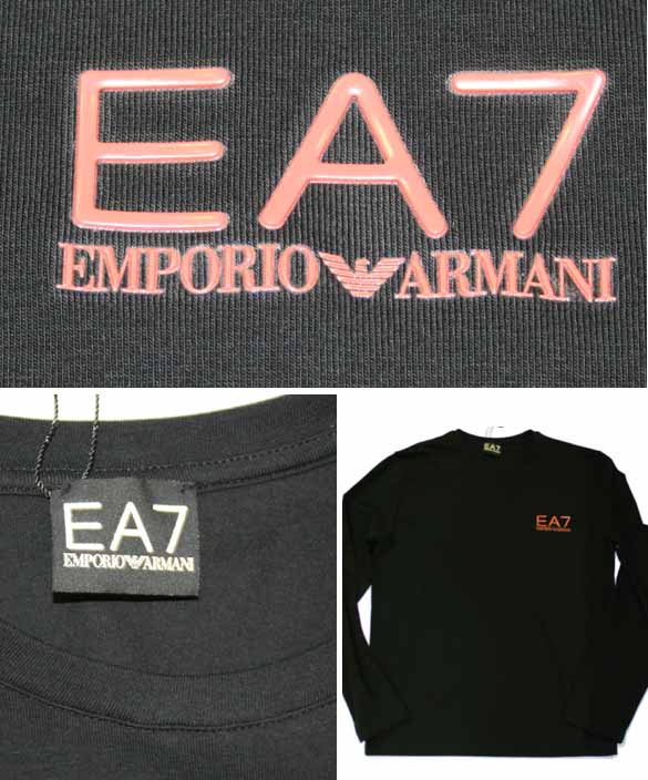 【楽天市場】【EMPORIO ARMANI EA7】エンポリオアルマーニ ロンT 273144 黒：ブランドプラネット