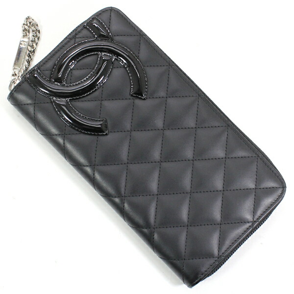 CHANEL カンボンライン長財布　ココマークブラック 楽天市場】【財布】CHANEL シャネル カンボンライン ココマーク
