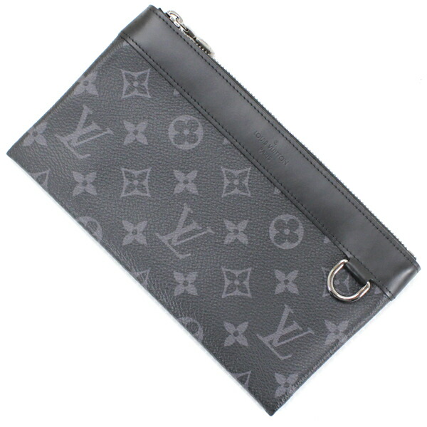 LOUIS VUITTON - LOUIS VUITTON iPadケース モノグラムエクリプス クラッチバッグ ポーチ ブラック 黒 メンズ 美品 3369 LOUIS VUITTON ルイヴィトン ポーチ バッグ M64449 iPadケース