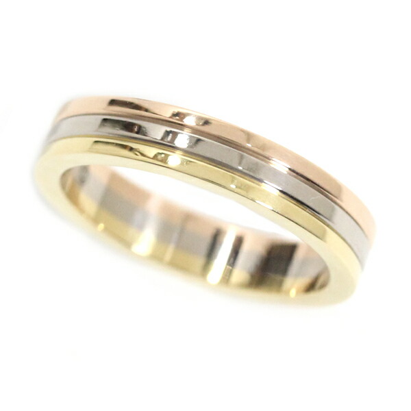 Cartier　カルティエ　K18スリーカラーウエディングリング 58号750 Cartier カルティエ K18スリーカラーウエディングリング 58号 Cartier
