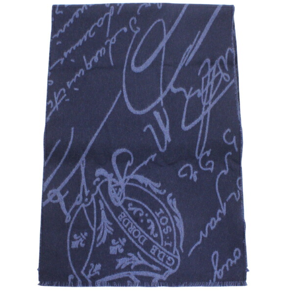 楽天市場】ベルルッティ BERLUTI メンズ マフラー WOOL SCRITTO SCARF
