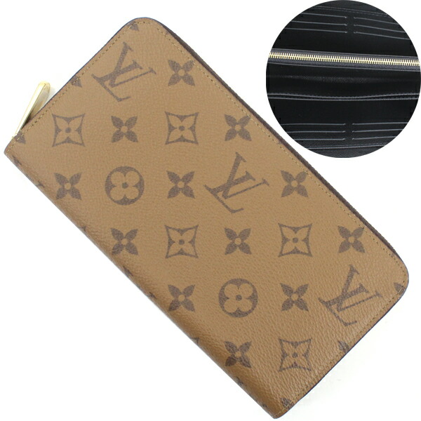 楽天市場】ルイヴィトン ラウンドファスナー長財布 ダミエ 茶 ブラウン
