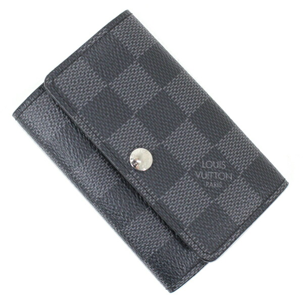 ルイヴィトン キーケース 6連 ダミエ・グラフィット ミュルティクレ6 N62662 鍵 LOUIS VUITTON ビトン キーケース メンズ レディース クール キーホルダー キーリング 鍵入れ ホック式 スマート プレゼント ブランド【新品・未使用】