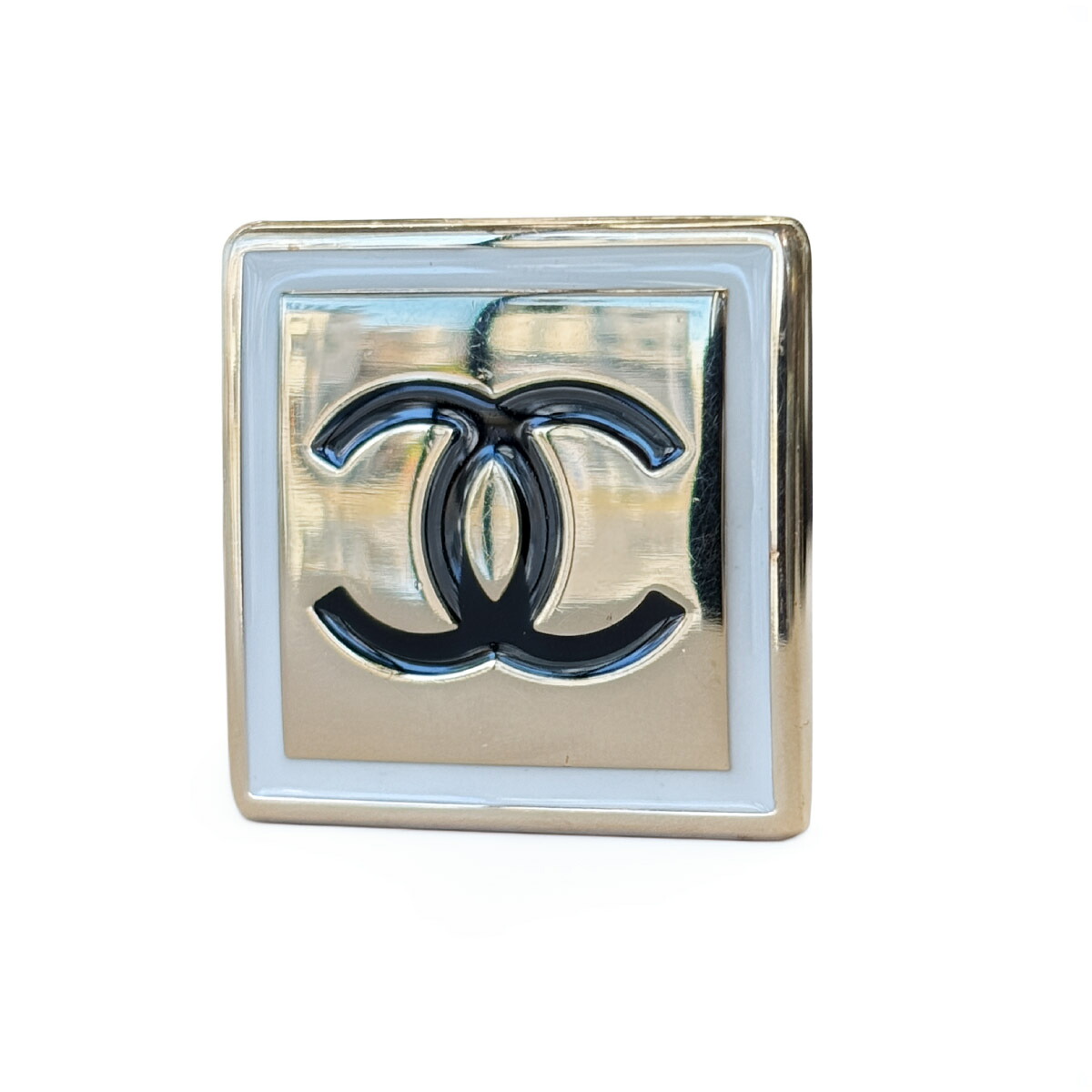 【中古】 シャネル ブローチ ゴールド ココマーク スクエア CHANEL B21B （4652）｜ブランドショップキング 31,720円