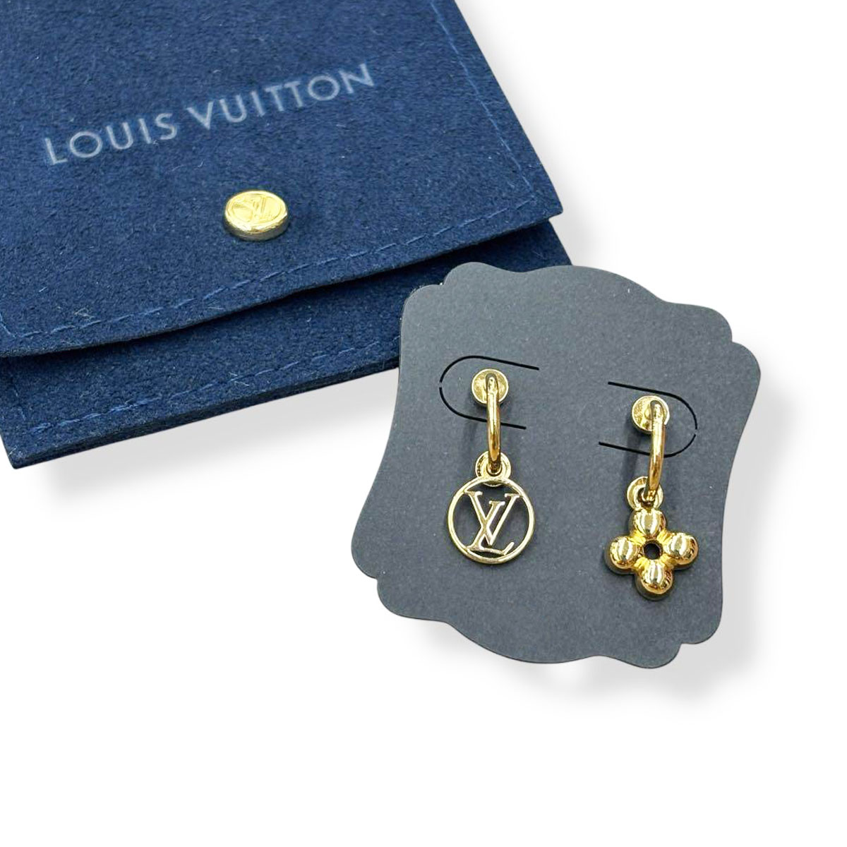 楽天市場】≪Brand new≫ LOUIS VUITTON Blooming Earrings M64859
