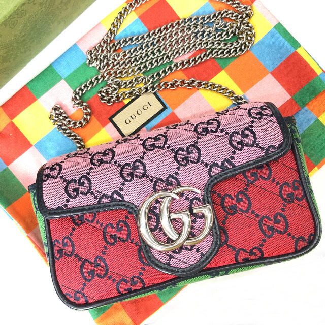 グッチ GGレザー スーパー 楽天市場】GUCCI グッチ GGマーモント スーパーミニショルダー