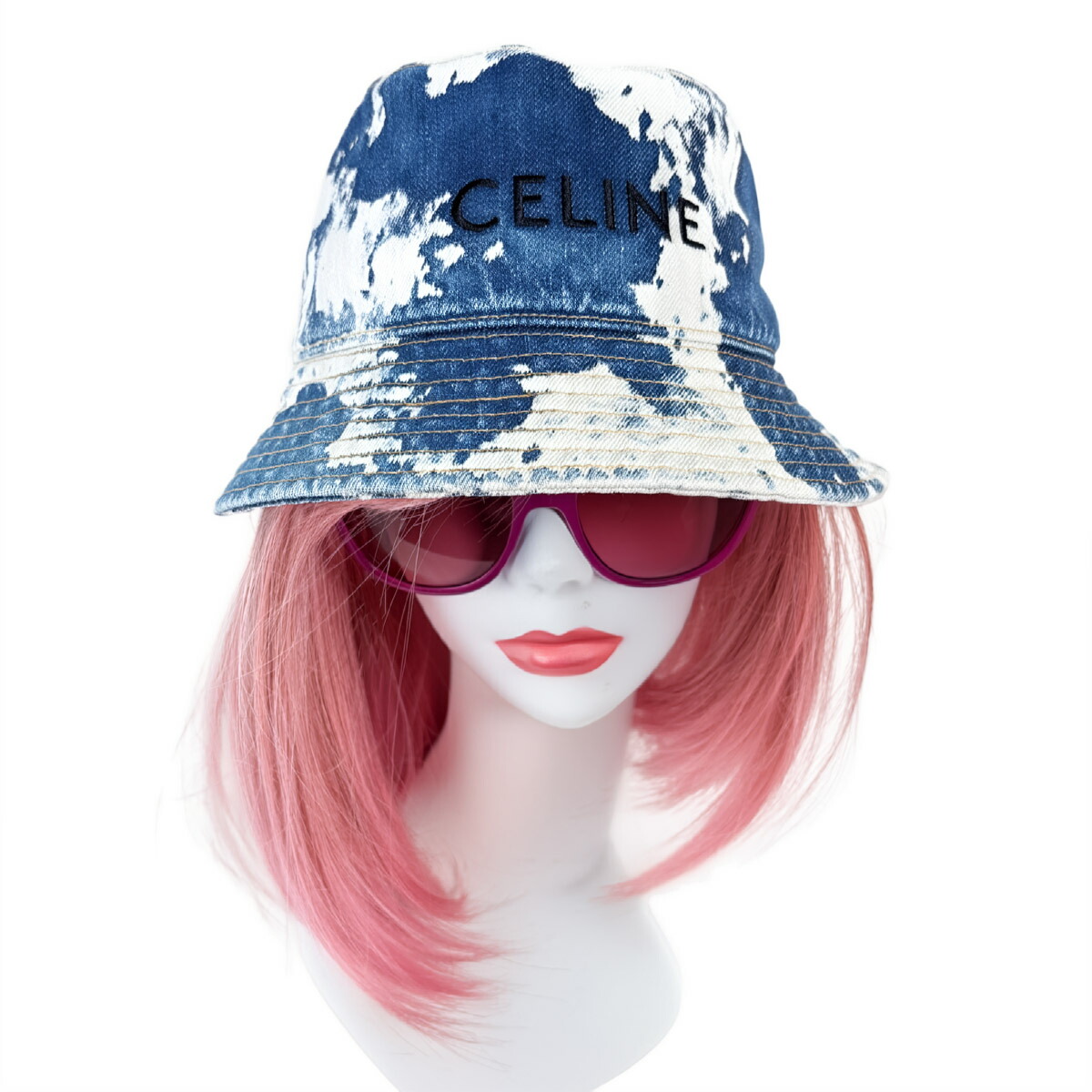 楽天市場】セリーヌ CELINE キャスケット 帽子 マカダム デニム/レザー