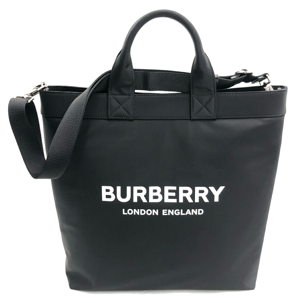 バーバリートートバッグ アウトレット】BURBERRY バーバリー トートバッグ/CHECK COTTON CANVAS